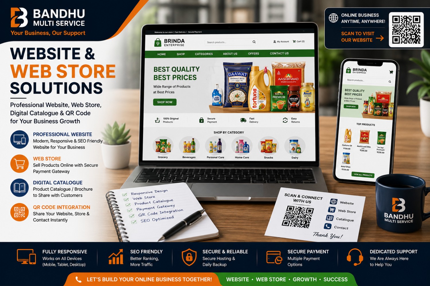 Business Website & Web Store