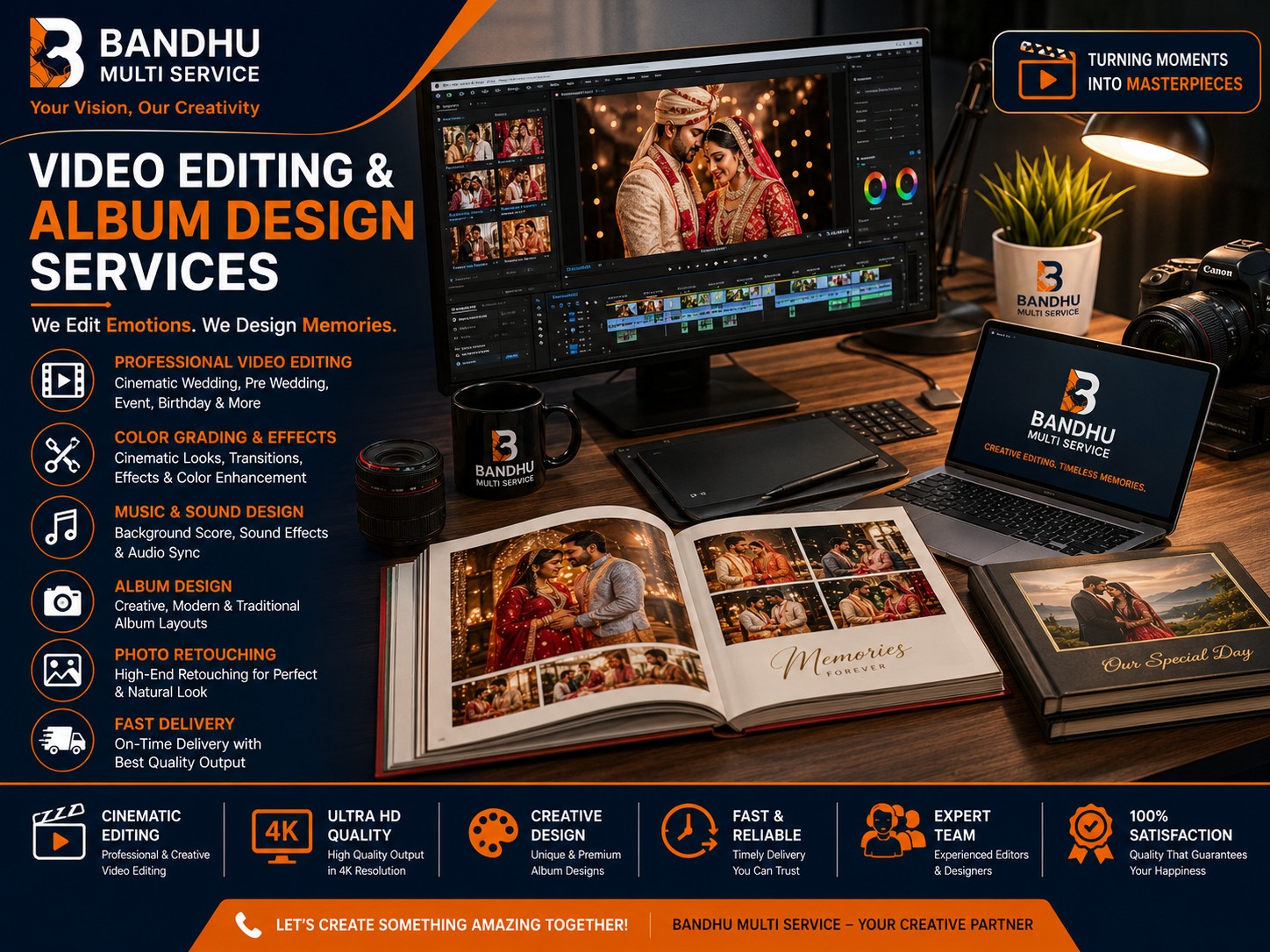 Video Editing & Album Design